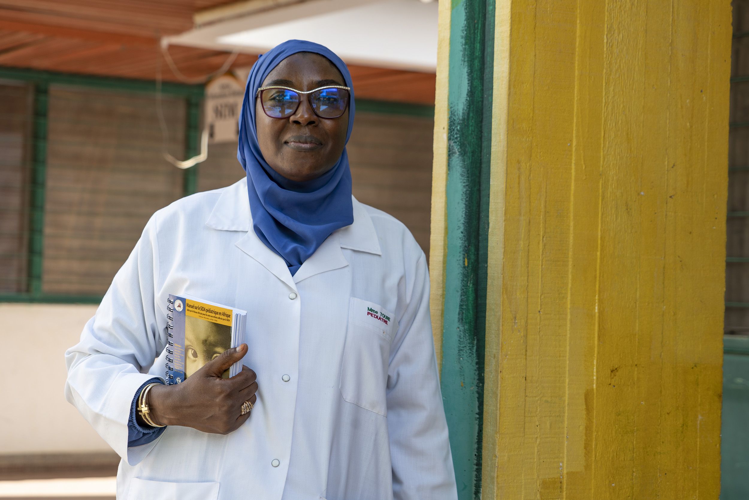 Dr Ndièye Fatou Diallo, a volunteer paediatrician at Albert Royer